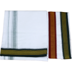 Meters Cotton Solid Men Dhoti