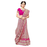 Trendy Banarasi Kanjivaram Navy Color Art Silk Saree with Blouse Material