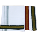 Meters Cotton Solid Men Dhoti
