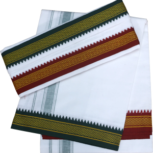 Meters Cotton Solid Men Dhoti