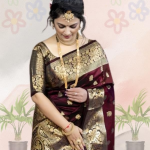 Women's Pure Soft Silk Saree With Blouse Piece For Wedding